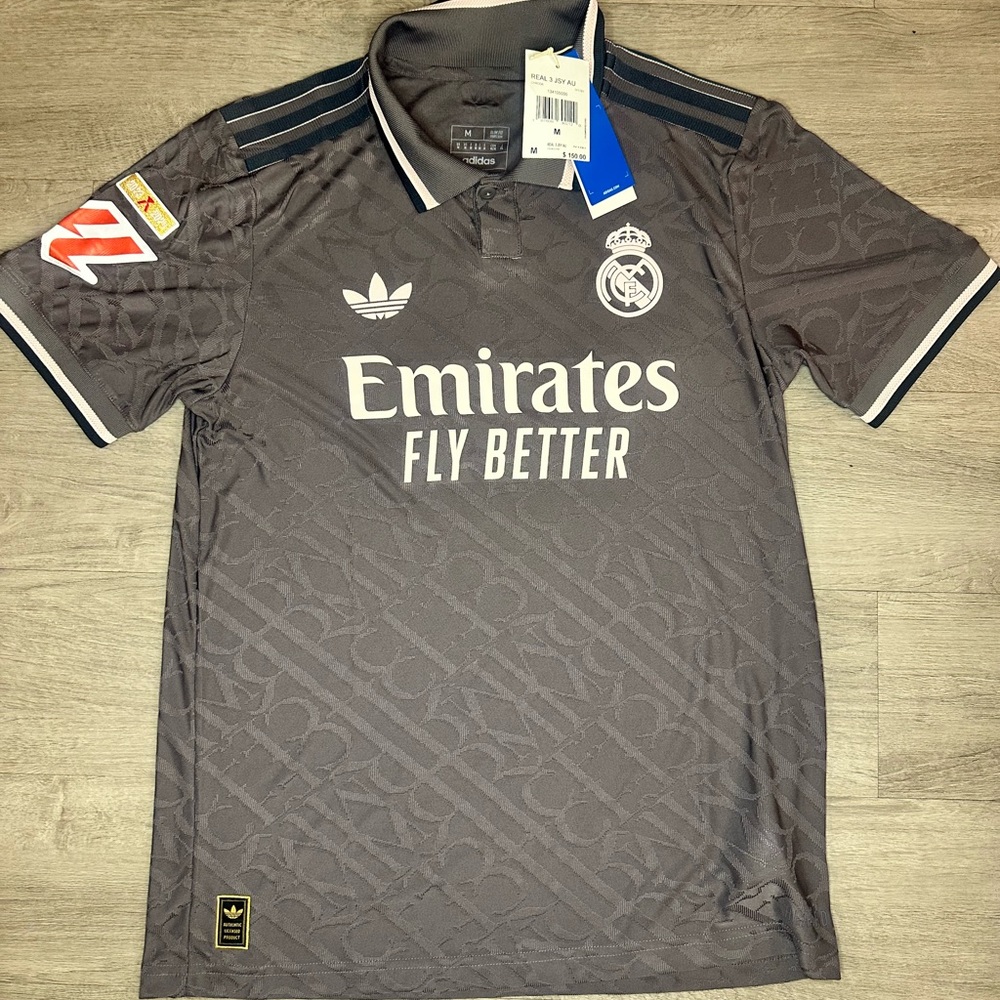 Adidas Real Madrid Dark Gray Jersey